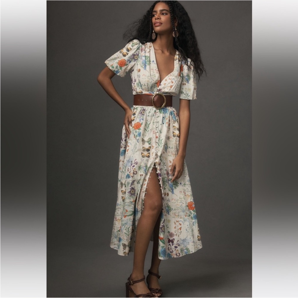 Anthropologie Katerina Butterfly Dress